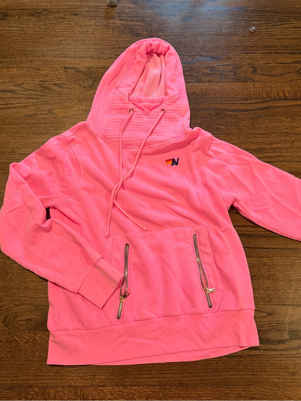 Kids Pink Hooded Jacket